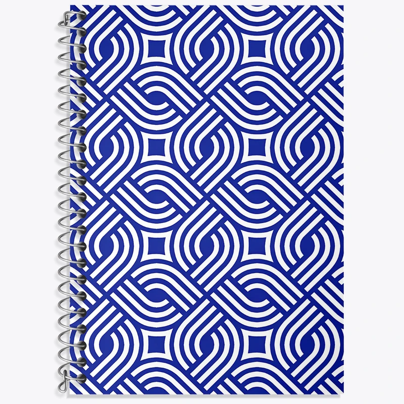 دفتر زبان 50 برگ خندالو مدل سه خط طرح نقوش کد N5440