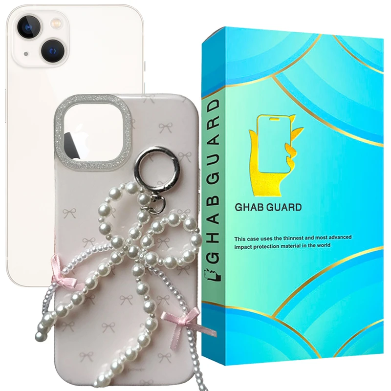 کاور قاب گارد مدل PINKBMOR مناسب برای گوشی موبایل اپل iPhone 14 به همراه بندآویز