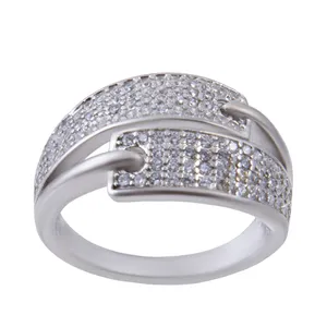   انگشتر نقره زنانه بازرگانی میلادی کد AWR-301