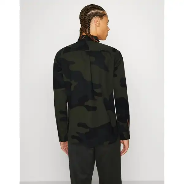 پیراهن آستین بلند مردانه جک اند جونز مدل ROSIN-CAMO