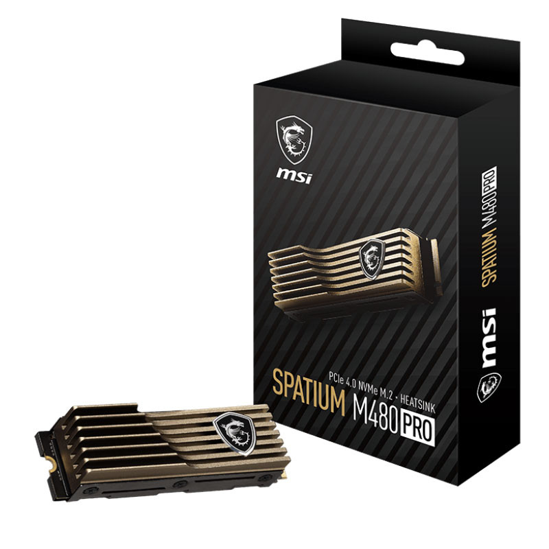 اس اس دی اینترنال ام اس آی مدل SPATIUM M480 PRO PCIe 4.0 NVMe M.2 HS ظرفیت 1 ترابایت