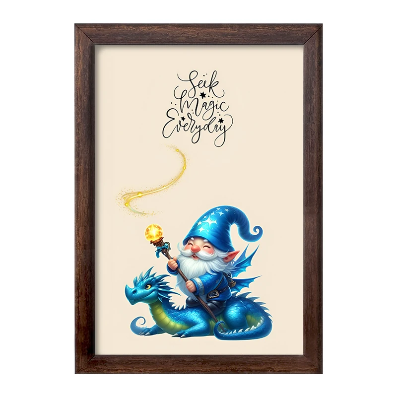 تابلو خندالو طرح جادوگر بامزه کد F5850