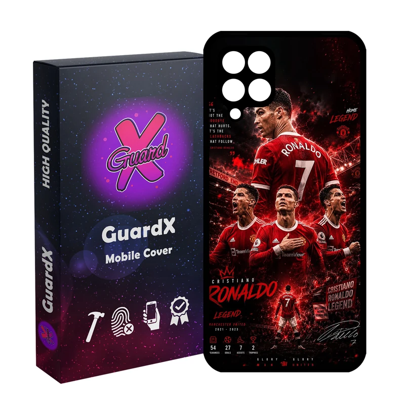کاور گارد ایکس طرح Ronaldo مدل 11091 مناسب برای گوشی موبایل سامسونگ Galaxy A12/M12/F12