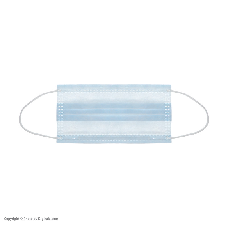 ماسک تنفسی اونلی یو مدل سه لایه CVLblu 502 بسته 50 عددی به همراه گیره نگهدارنده ماسک