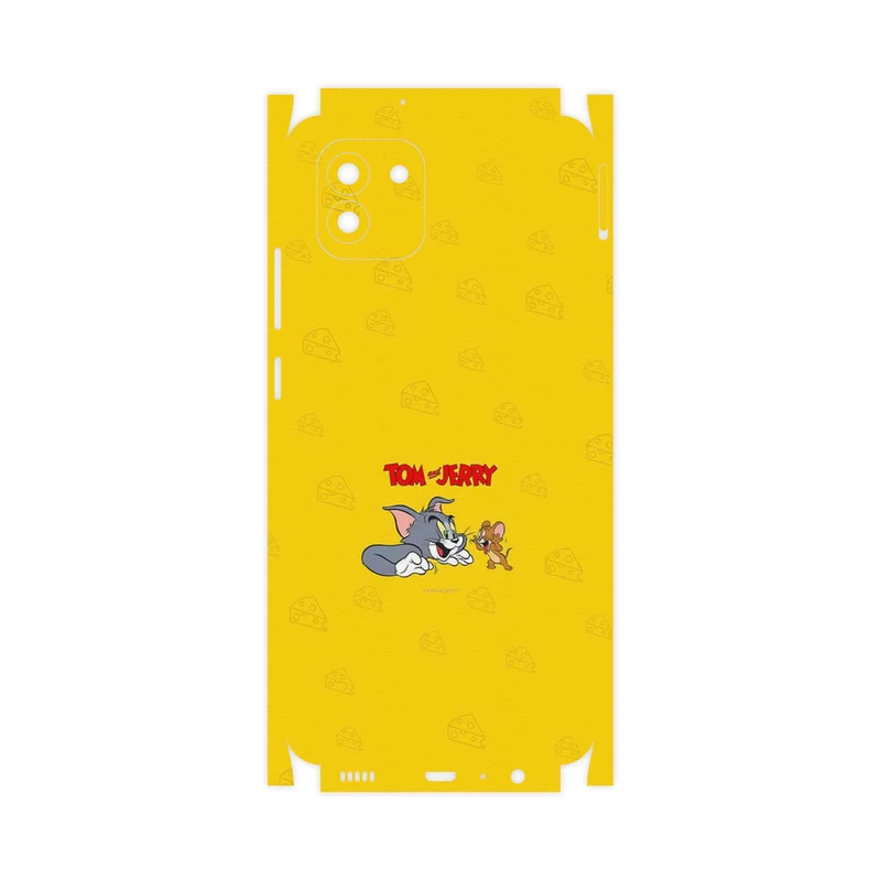 برچسب پوششی ماهوت مدل Tom and Jerry-FullSkin مناسب برای گوشی موبایل سامسونگ Galaxy A03