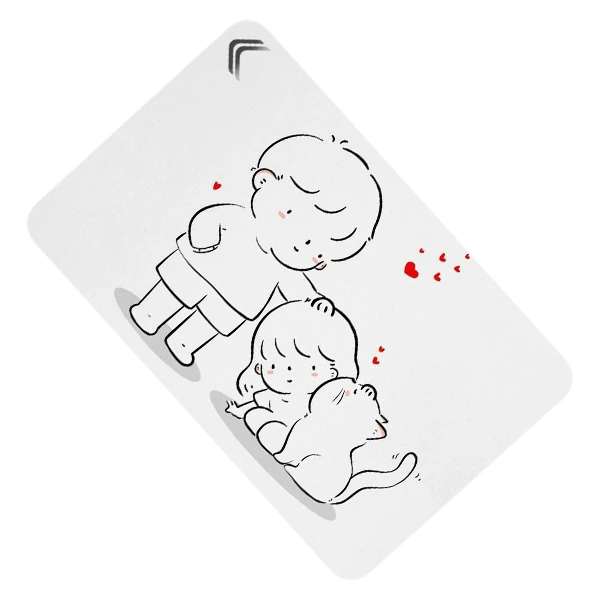 استیکر کارت بانکی طرح عاشقانه فانتزی مدل CAC724-K-G1-179