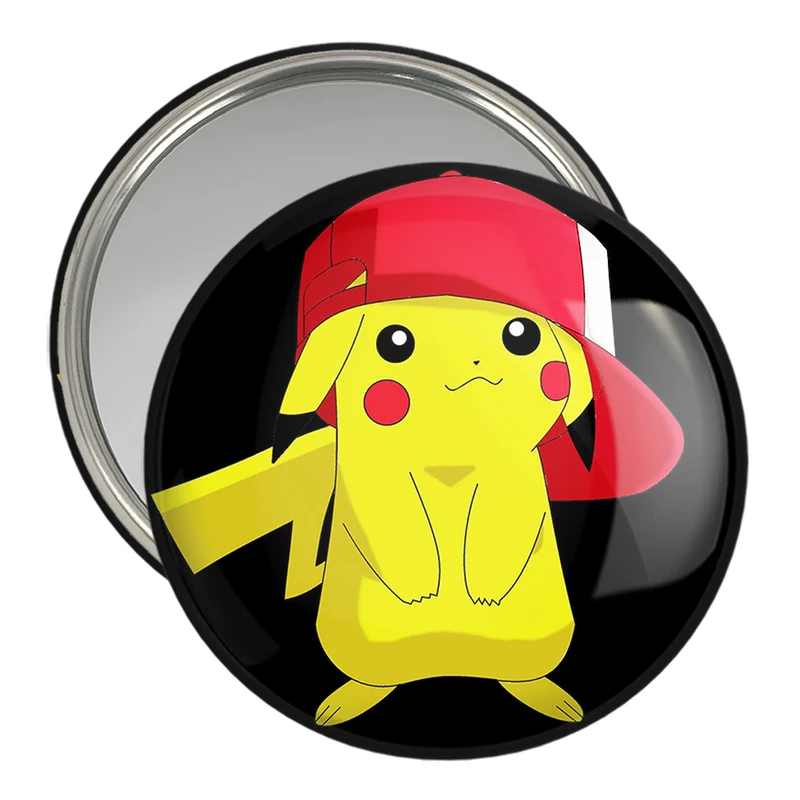 آینه جیبی خندالو مدل پیکاچو انیمه پوکمون  کد 17347