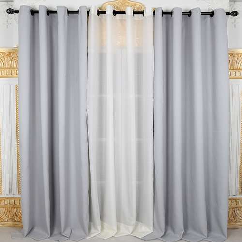 پرده مدل کتان NK27 سایز 280x140 سانتی متر