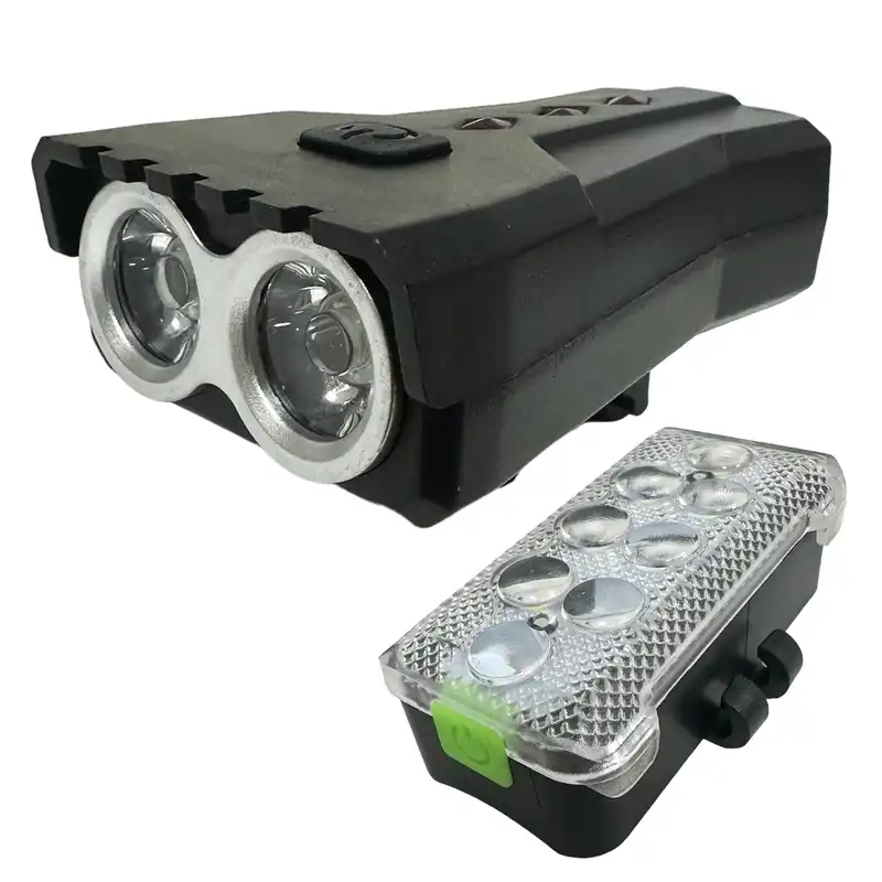 چراغ جلو و عقب دوچرخه مدل QX-T1218