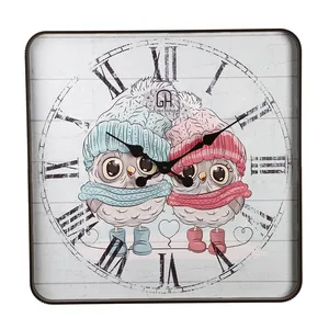 ساعت دیواری کودک مدل جغد