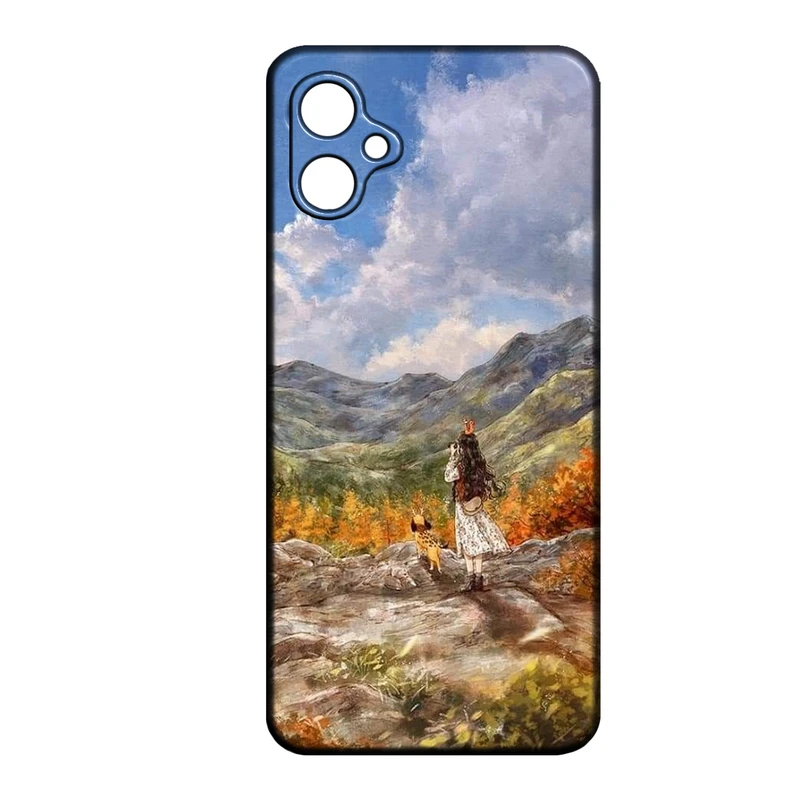 کاور طرح دخترانه کد 237 مناسب برای گوشی موبایل سامسونگ Galaxy A05