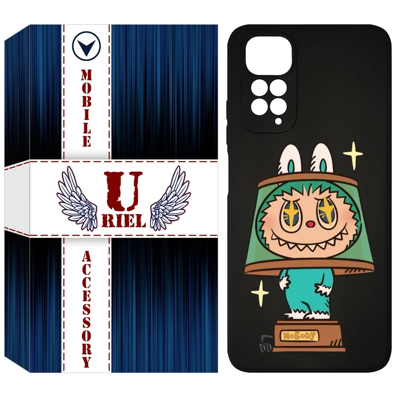 کاور یوریل قاب مدل KSH کد 126 طرح عروسک لبوبو مناسب برای گوشی موبایل شیائومی Redmi Note 11 4G / Note 11S