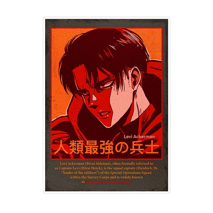 استیکر تزئینی موبایل و تبلت ماسا دیزاین مدل SM05 ANIME