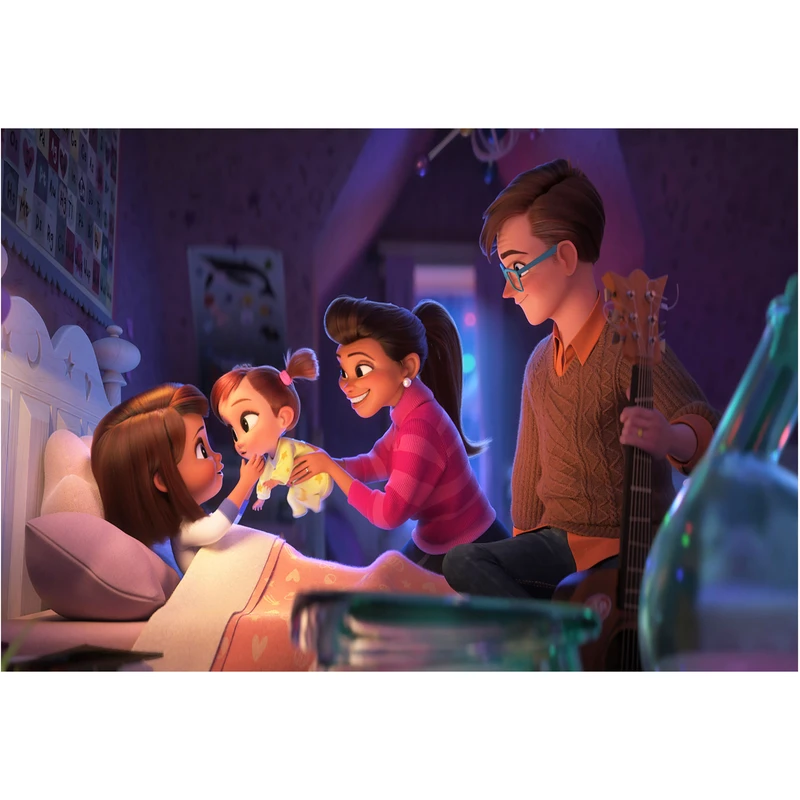 تابلو شاسی مدل کارتون بچه رئیس کد  T6049