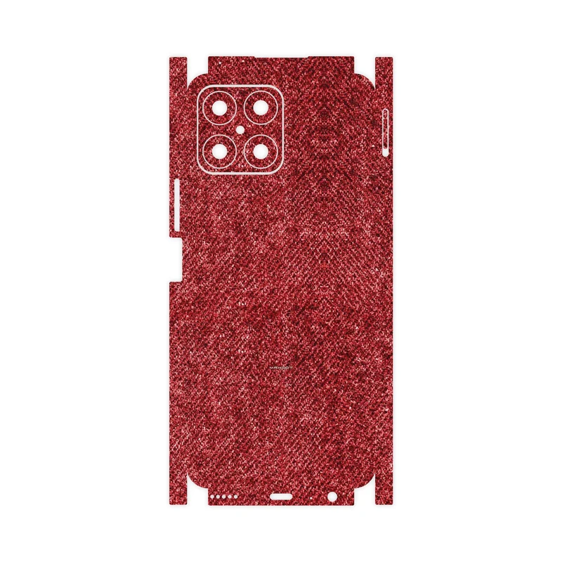 برچسب پوششی ماهوت مدل Fabric Texture 4-FullSkin مناسب برای گوشی موبایل آنر X8