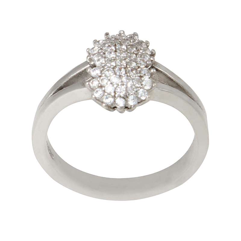 انگشتر نقره زنانه مدل رادیوم کد AWR_836