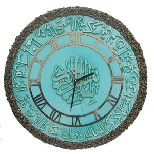 ساعت دیواری معرق و رزین کد 02