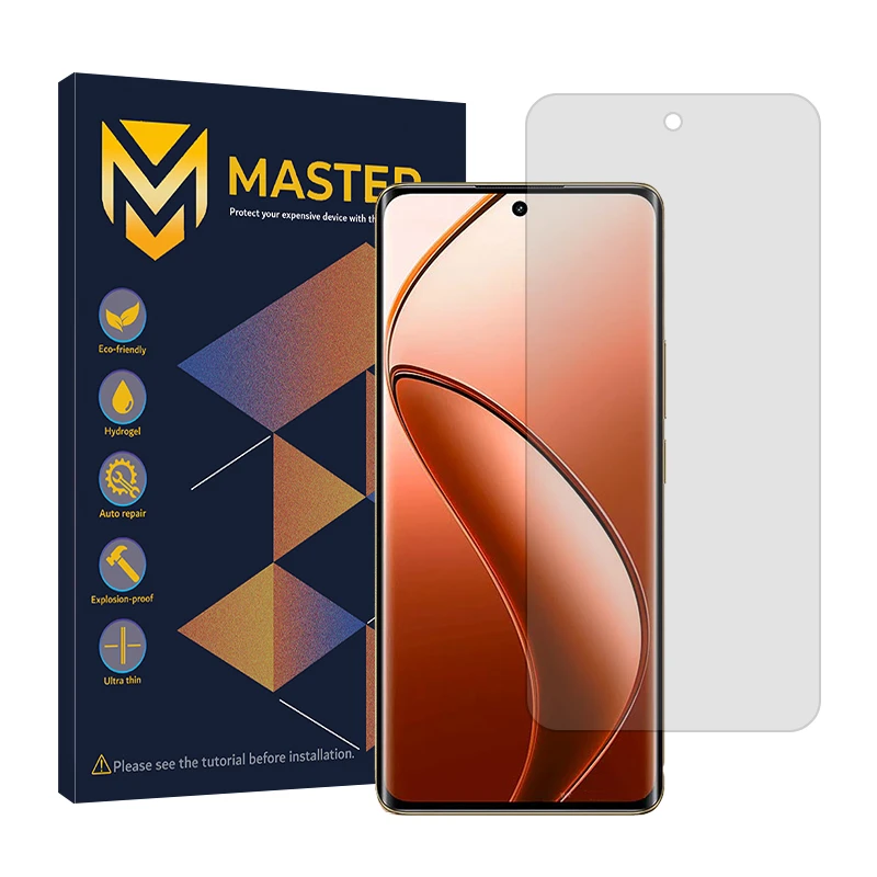محافظ صفحه نمایش شفاف مستر مدل Resistant مناسب برای گوشی موبایل ریلمی 12 Pro Plus