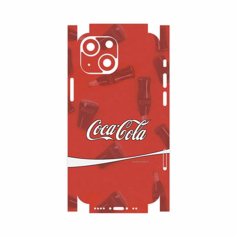 برچسب پوششی ماهوت مدل Coca-Cola-Logo-FullSkin مناسب برای گوشی موبایل اپل iPhone 13 Mini