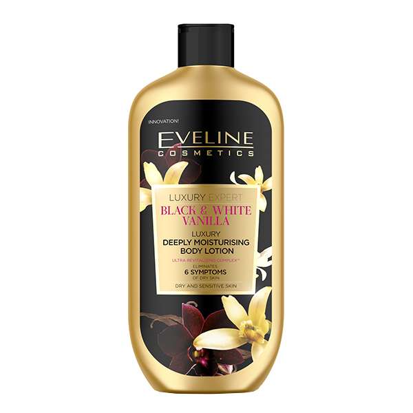 لوسیون بدن اولاین مدل Black White Vanilla حجم 350 میلی لیتر لوسیون بدن اولاین مدل Black White Vanilla حجم 350 میلی لیتر