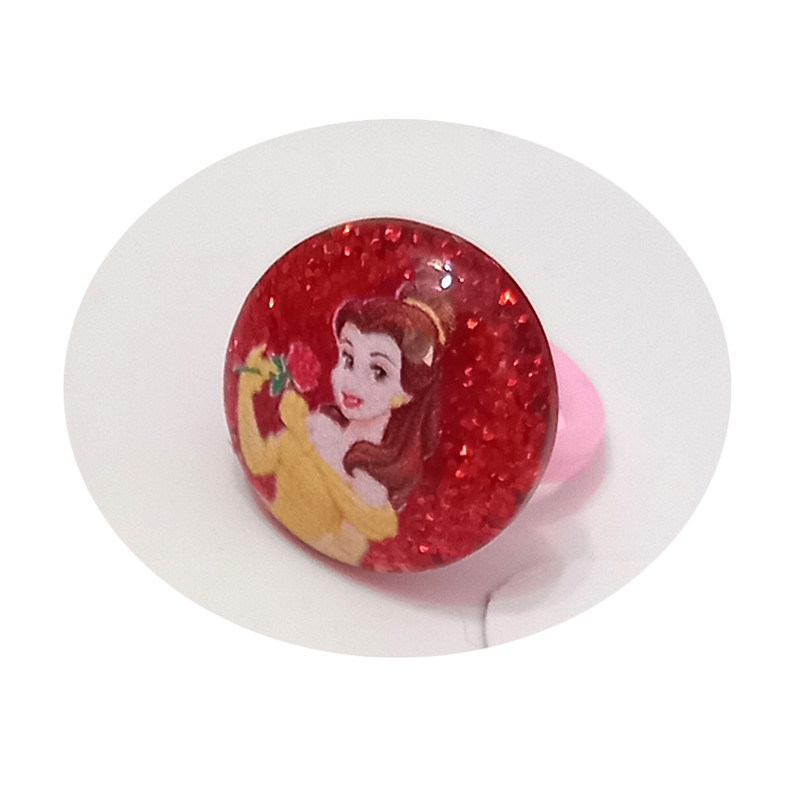 انگشتر دخترانه مدل پرنسس کد 813