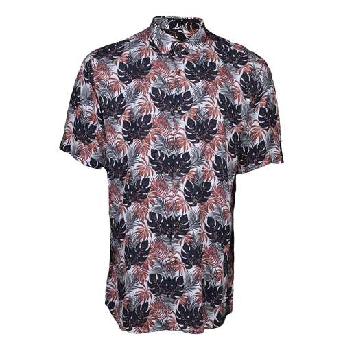 پیراهن آستین کوتاه مردانه مدل هاوایی H5