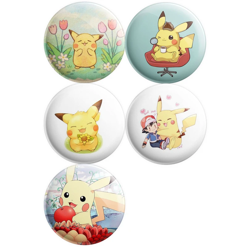 پیکسل پرمانه طرح pokemon کد pmg5.8988 مجموعه 5 عددی