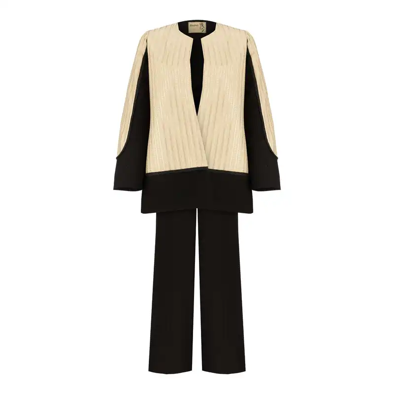 مانتو و شلوار زنانه السانا مدل چشمک کد 178923