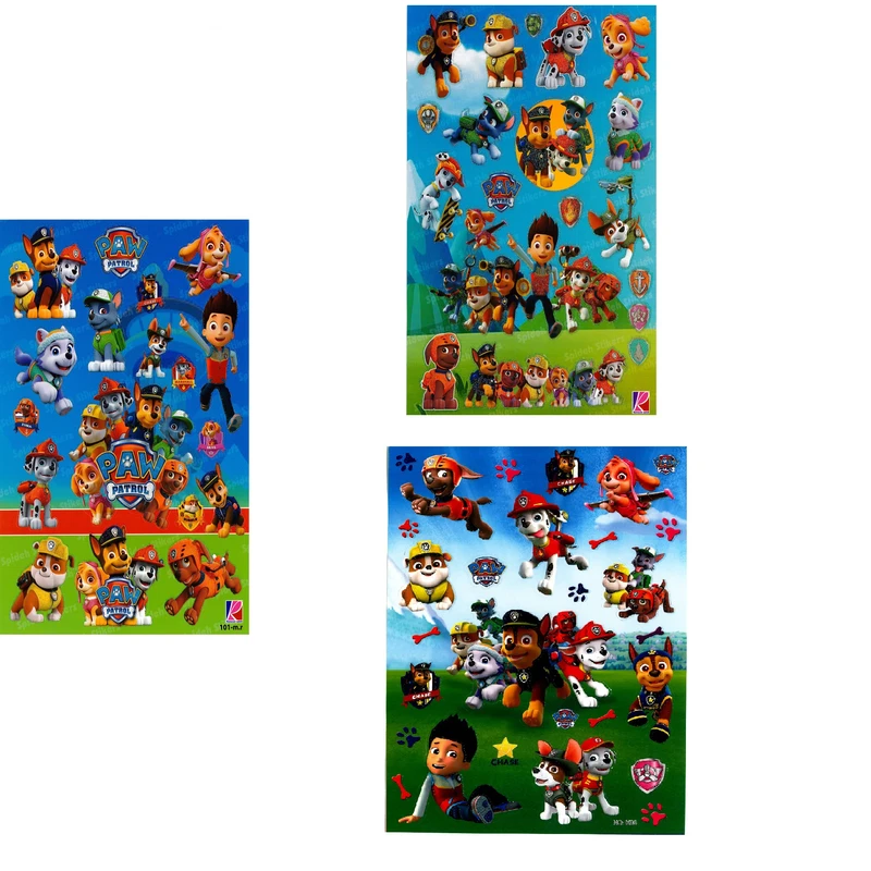 برچسب طرح سگ های نگهبان کد NGHA 097مجموعه 3 عددی