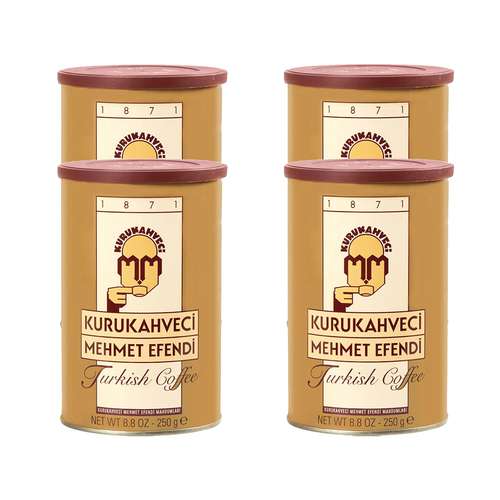 قهوه ترک مهمت افندی - 250 گرم بسته 4 عددی
