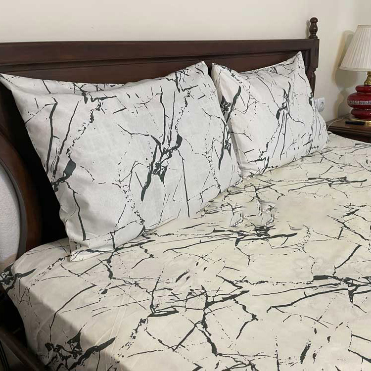 سرویس روتختی مدل کشدار ماربل کد 180 2 نفره 3 تکه