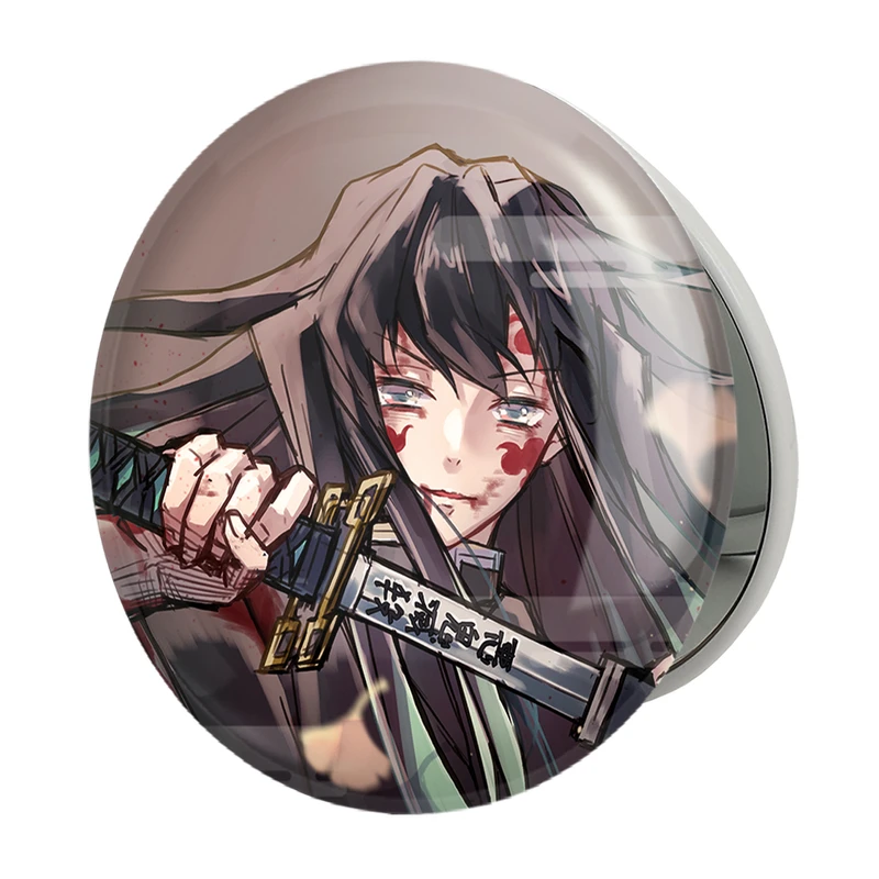 آینه جیبی خندالو طرح مویچیرو توکیتو انیمه شیطان کش مدل تاشو کد 27063 