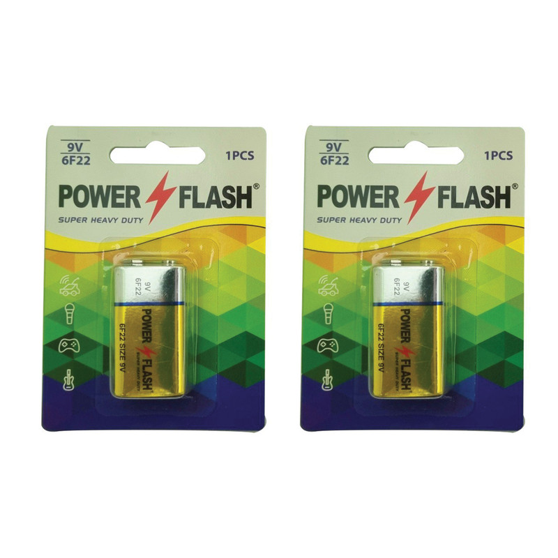 باتری کتابی پاورفلش مدل SUPER HEAVY DUTY بسته ۲عددی