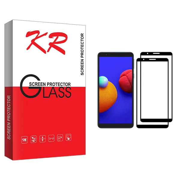 محافظ صفحه نمایش کی آر مدل +HD مناسب برای گوشی موبایل سامسونگ Galaxy A01 Core بسته دو عددی