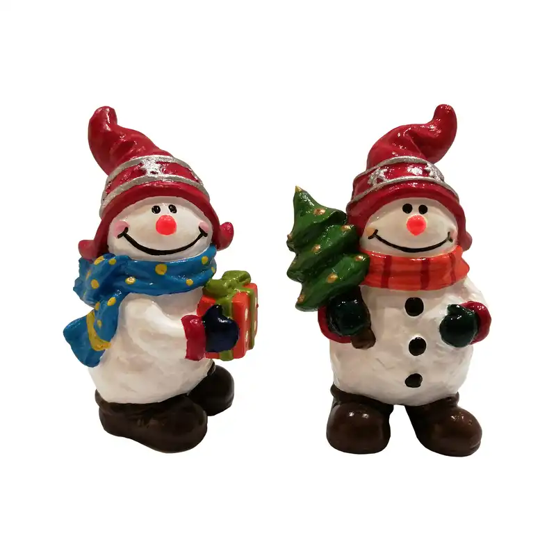 مجسمه مدل آدم برفی کد Sw02 مجموعه 2 عددی