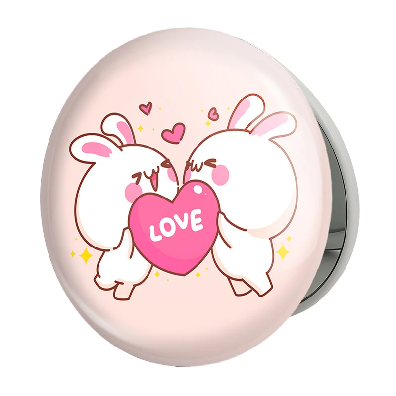 آینه جیبی خندالو طرح خرگوش بامزه مدل تاشو کد 29202