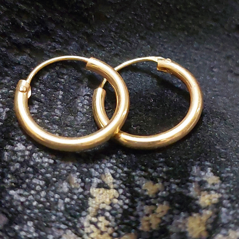 گوشواره نقره زنانه آی ام مدل حلقه