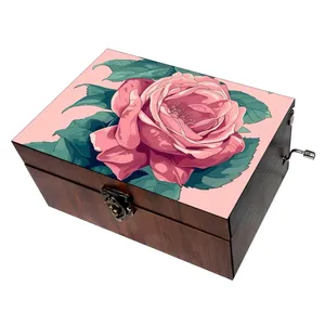 جعبه موزیکال مدل گل کد B572 