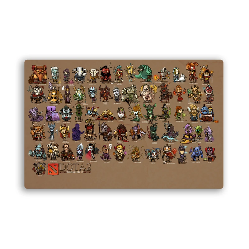 ماوس پد مخصوص بازی شادیت مدل dota2 کد40 سایز 37*24 سانتی متر