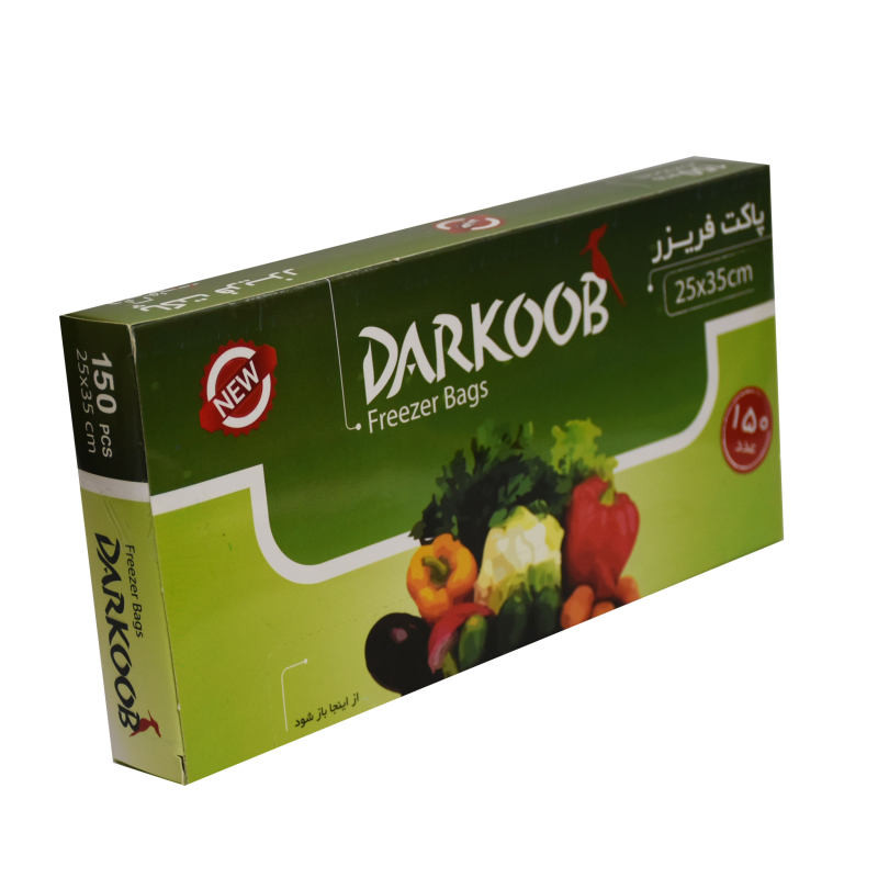 کیسه فریزر دارکوب مدل new بسته 150 عددی 