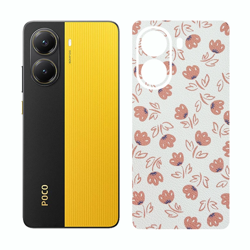 برچسب پوششی ریمکس مدل Cover طرح گل مناسب برای گوشی موبایل شیائومی Poco X7 Pro