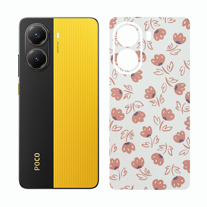 برچسب پوششی ریمکس مدل Cover طرح گل مناسب برای گوشی موبایل شیائومی Poco X7 Pro