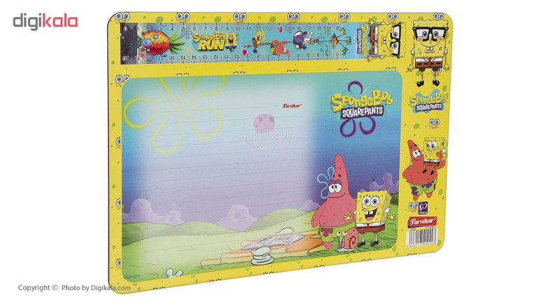تخته وایت برد پارسیکار مدل Sponge Bob سایز 34 ×24 سانتی متر