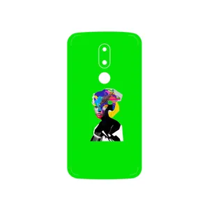 MAHOOT Collage of Women Portrait 3 Cover Sticker for Motorola Moto M