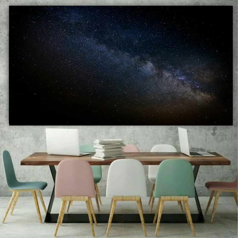 پوستر دیواری طرح کهکشان راه شیری از منظر زمین مدل ZB127