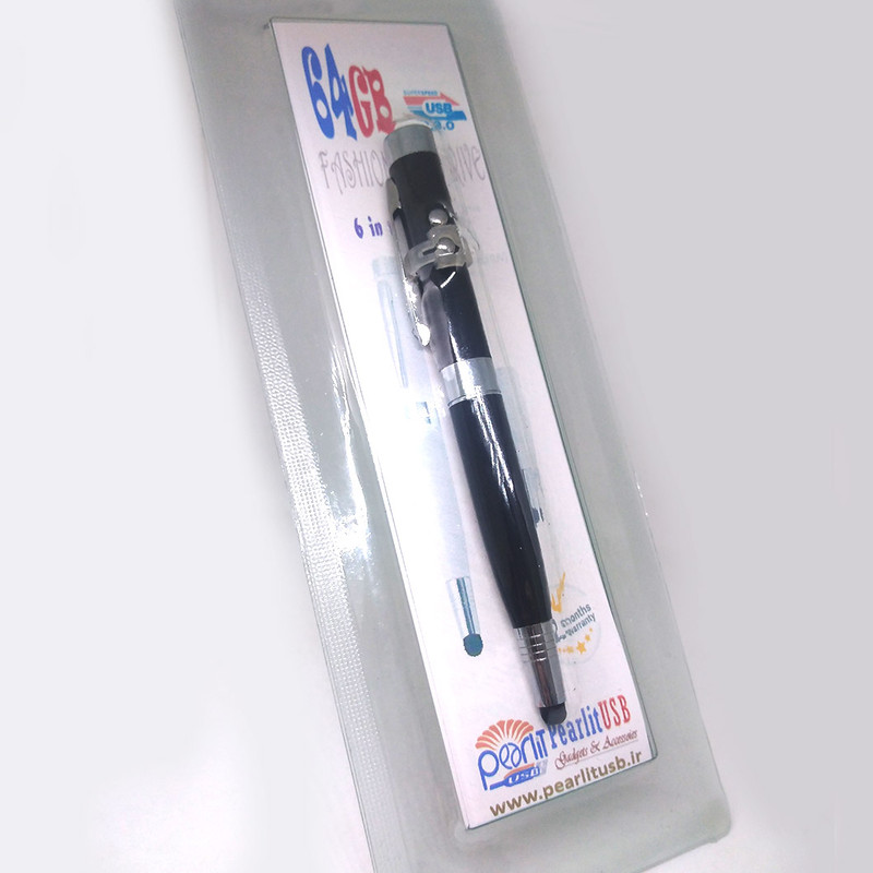 فلش مموری پرلیت یو اس بی طرح خودکار شش کاره کد U-86-U3.0 ظرفیت 64 گیگابایت