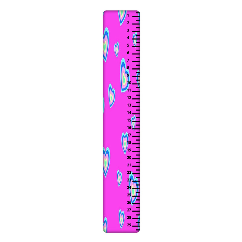 خط کش 30 سانتی متر طرح قلب کد 1099