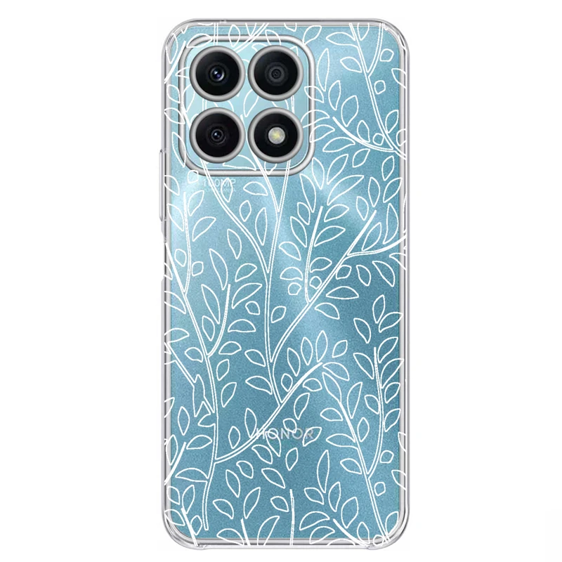 کاور مگافون طرح برگ مدل C45-W مناسب برای گوشی موبایل آنر X8A