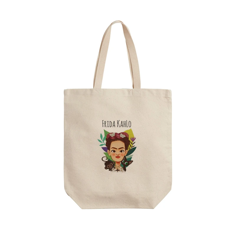 ساک خرید ترمه طراحان ایده مدل پترن فریدا کالو کد strm01048 - L