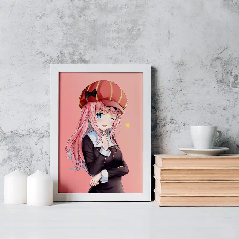 تابلو خندالو مدل چیکا فوجیوارا انیمه کاگویا ساما کد 15999